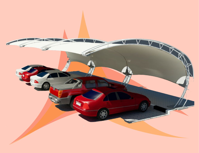 Custom Car Parking Shade Supplier in Dammam Saudi Arabia