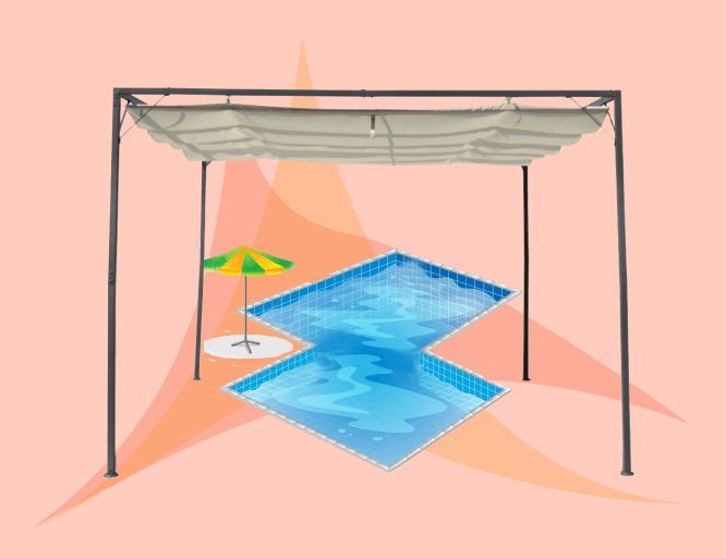 Swimming Pool Sun Shade