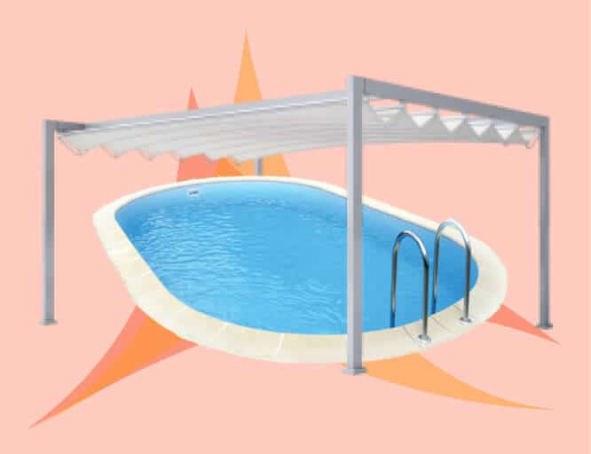 moveable swimming pool shade